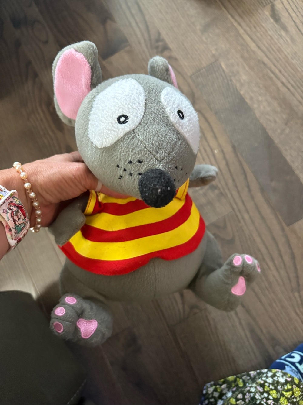 Toopy and binoo Plush Gray Mouse